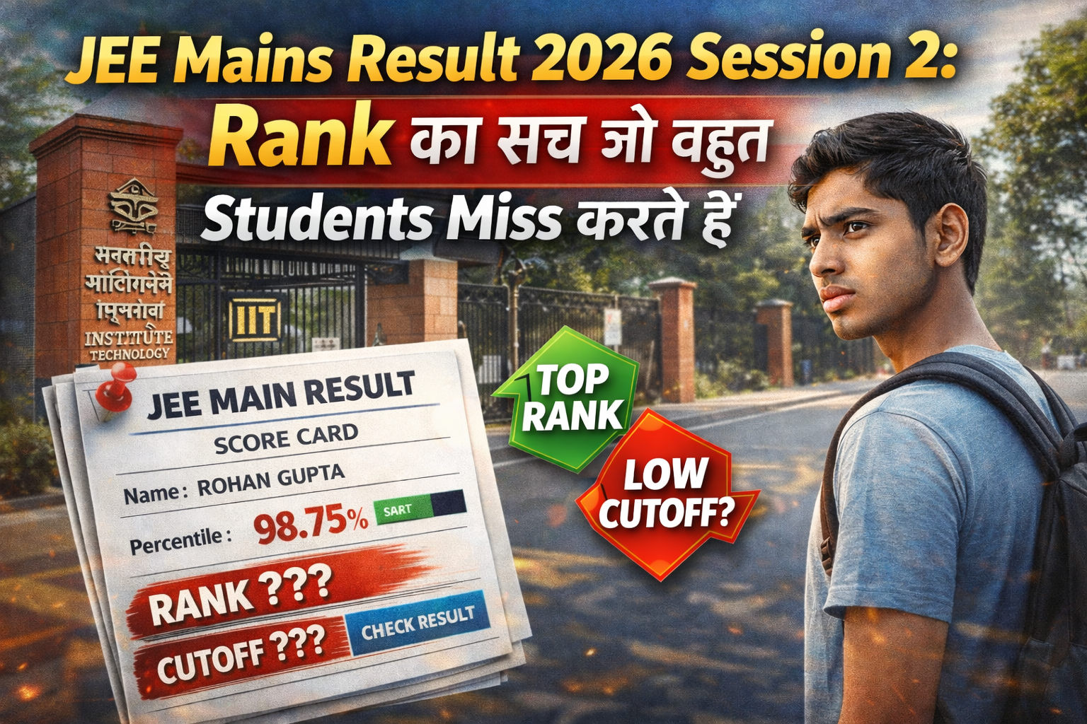 jee mains result 2026 session 1